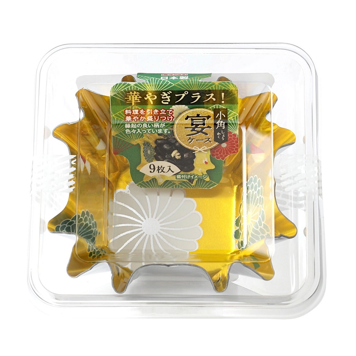 【送料込・まとめ買い×100個セット】東洋アルミ 宴ケース 小角 9枚入|ケンコウlife