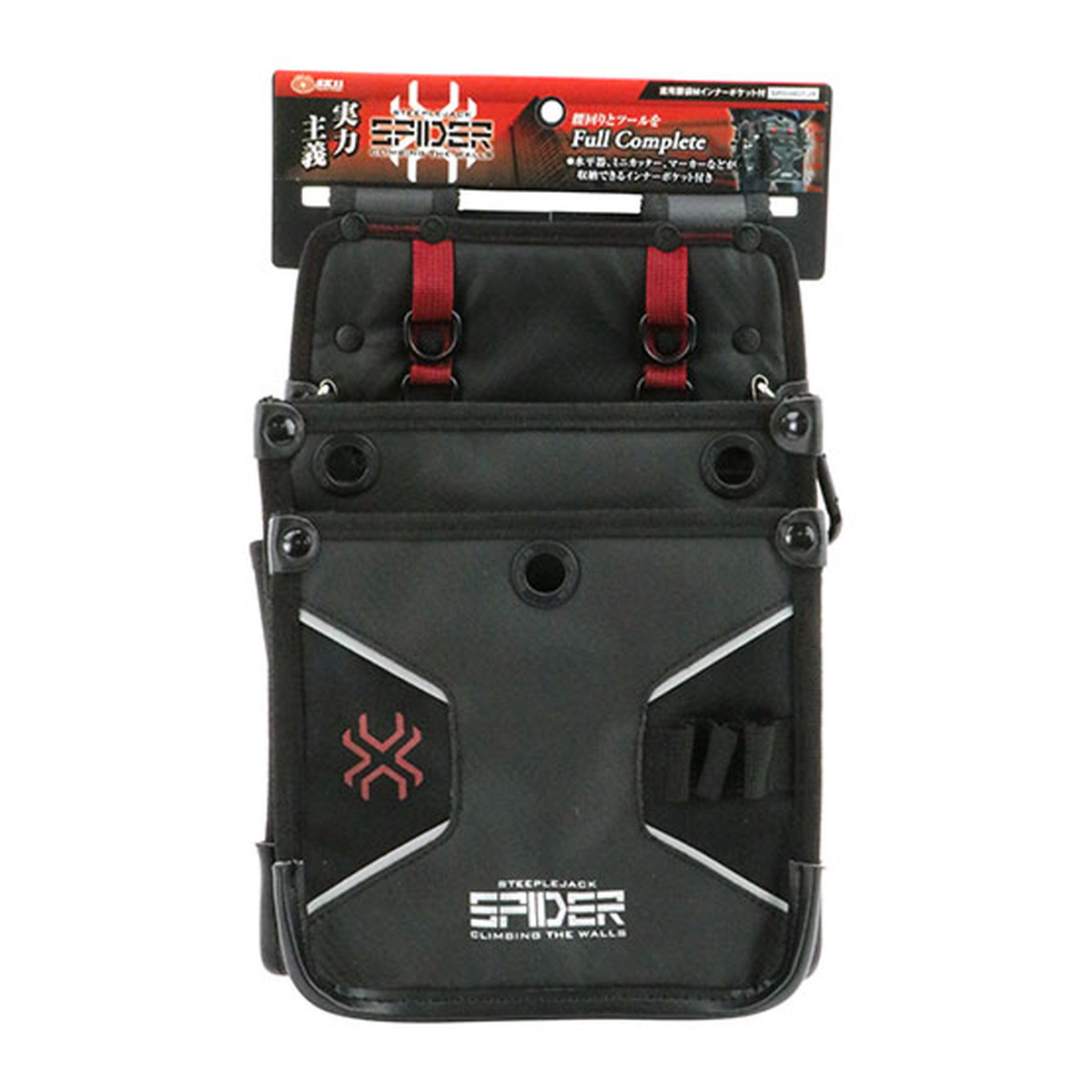 【送料込・まとめ買い×4個セット】藤原産業 SK11 鳶用腰袋Mインナーポケット付 SPD-HG7-JY