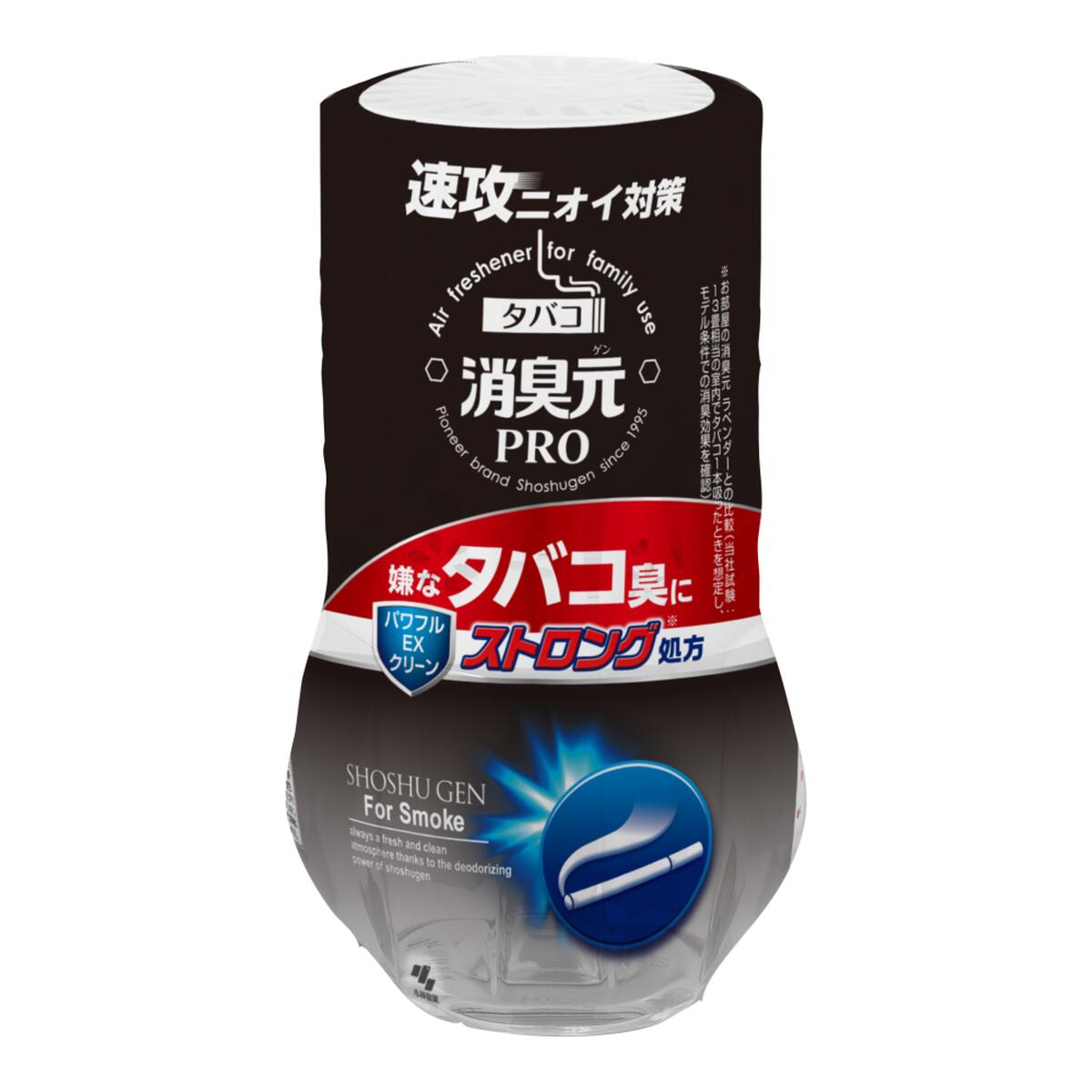 【送料込・まとめ買い×16個セット】小林製薬 消臭元PRO タバコストロング パワフルEXクリーン 400mL 消臭剤