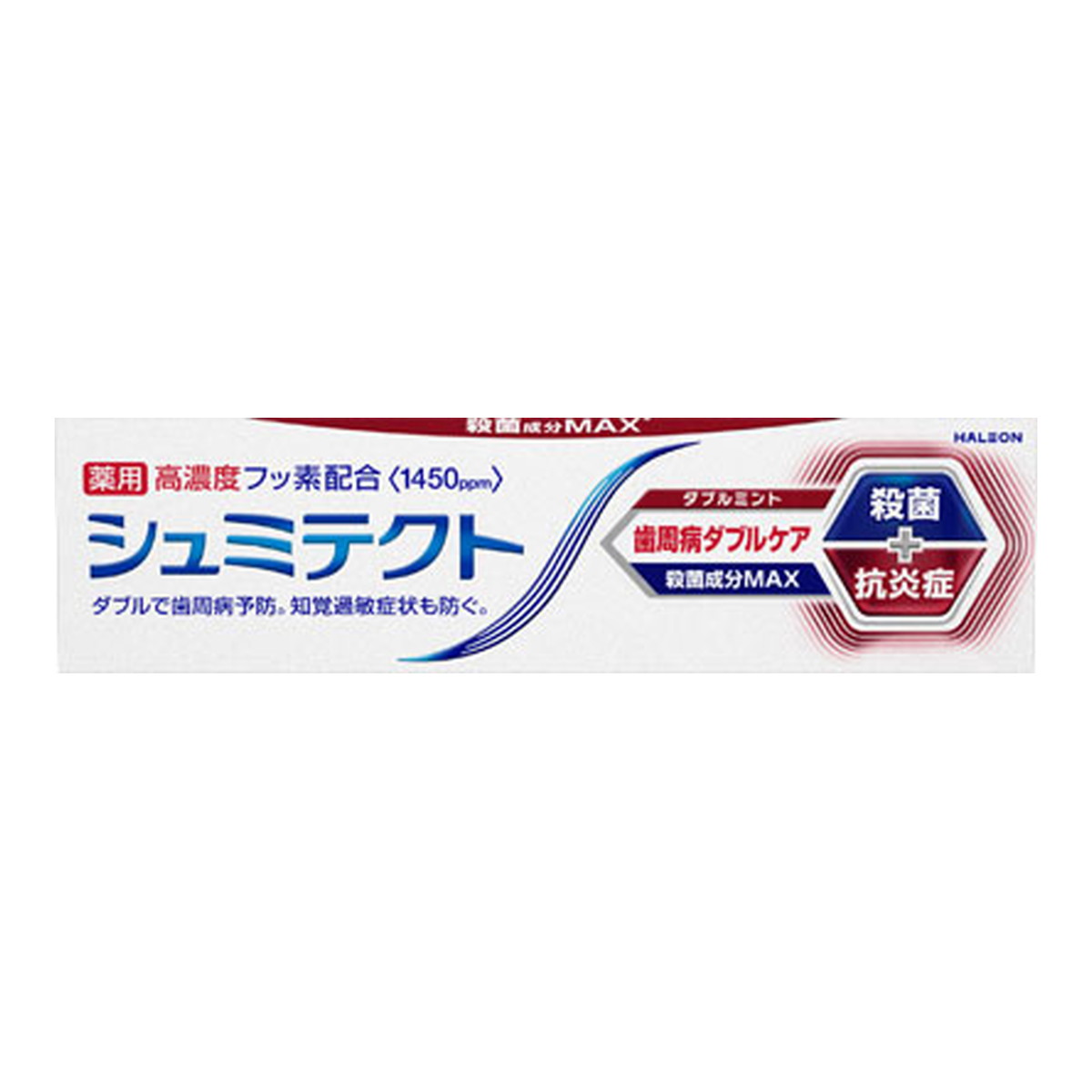 【送料込・まとめ買い×72個セット】Haleonジャパン シュミテクト 歯周病ダブルケア ダブルミント 薬用 高濃度フッ素配合 1450ppm 90g ハミガキ