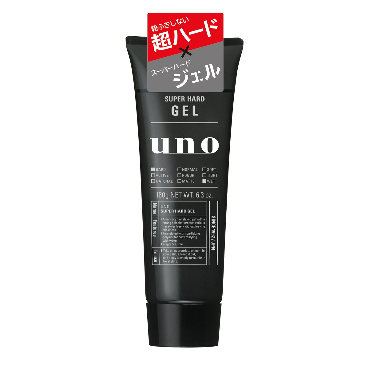 【送料込・まとめ買い×36個セット】ファイントゥデイ ウーノ スーパーハードジェル 180g スタイリング剤|ケンコウlife