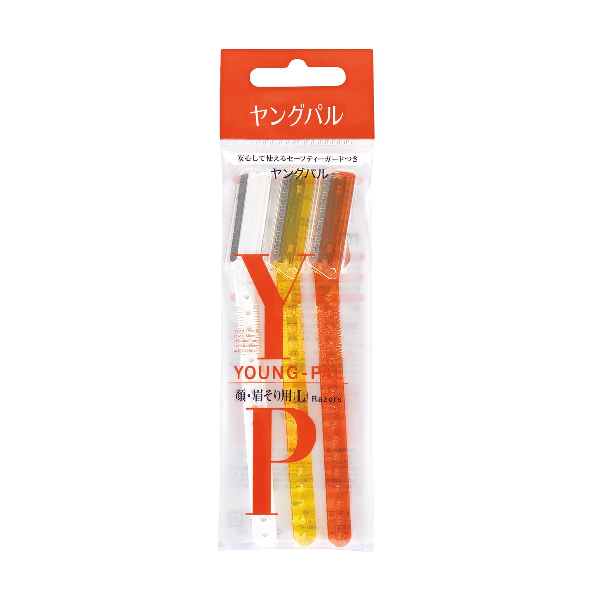 【送料込・まとめ買い×120個セット】ファイントゥデイ ヤングパル 顔・眉そり用 L 3本入り 顔・眉そり用
