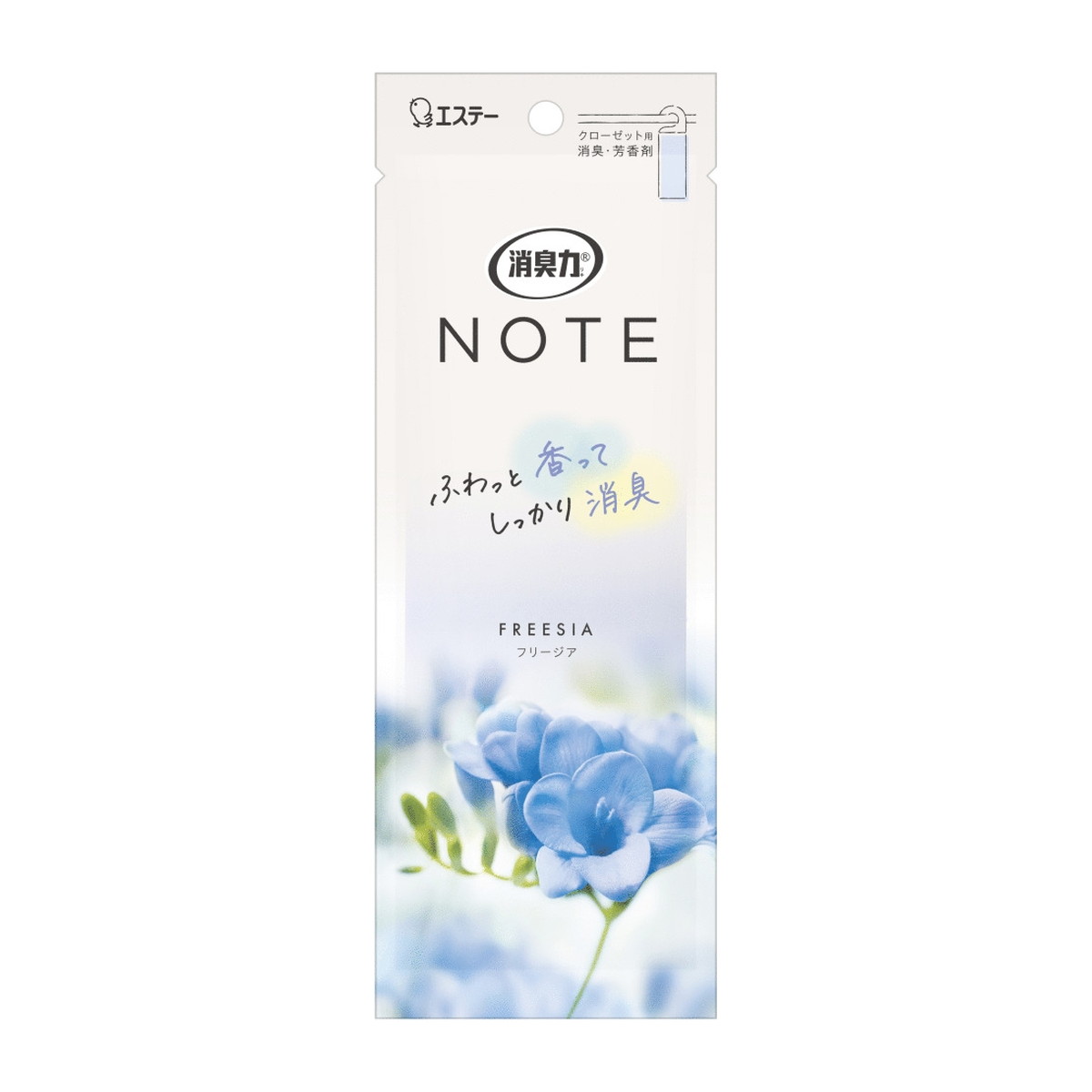 【送料込・まとめ買い×30個セット】エステー 消臭力 NOTE クローゼット用 フリージア 消臭芳香剤