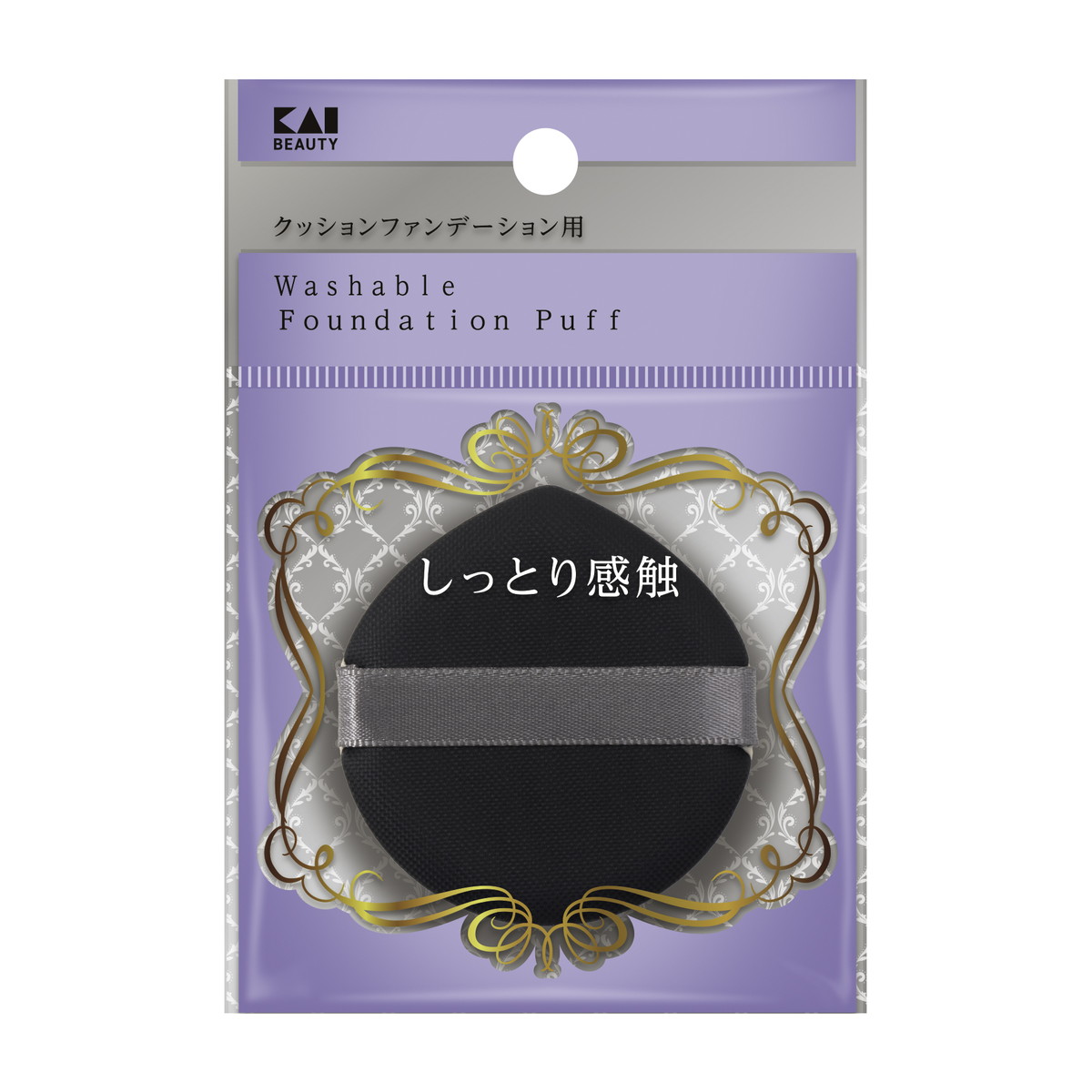 【送料込・まとめ買い×360個セット】貝印 汚れが落ちやすいパフ クッションファンデーション用