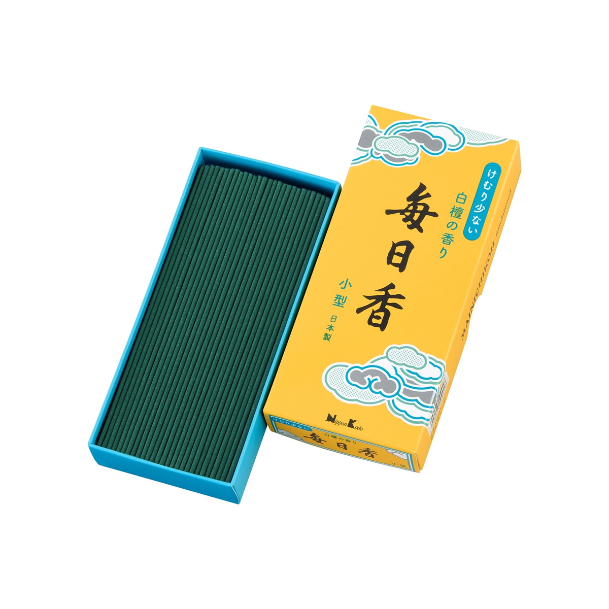 【送料込・まとめ買い×8個セット】日本香堂 毎日香 けむり少ない 小型 バラ詰 80g 線香 4,163円
