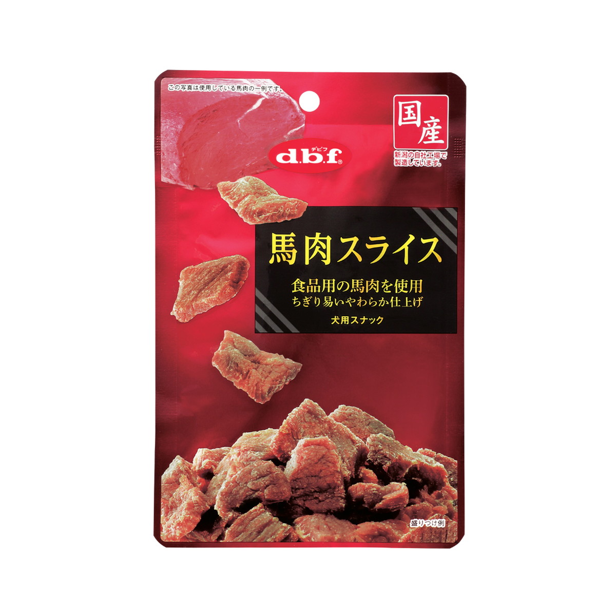 【送料込・まとめ買い×48個セット】デビフ 馬肉スライス 40g 犬用 ドッグフード|ケンコウlife