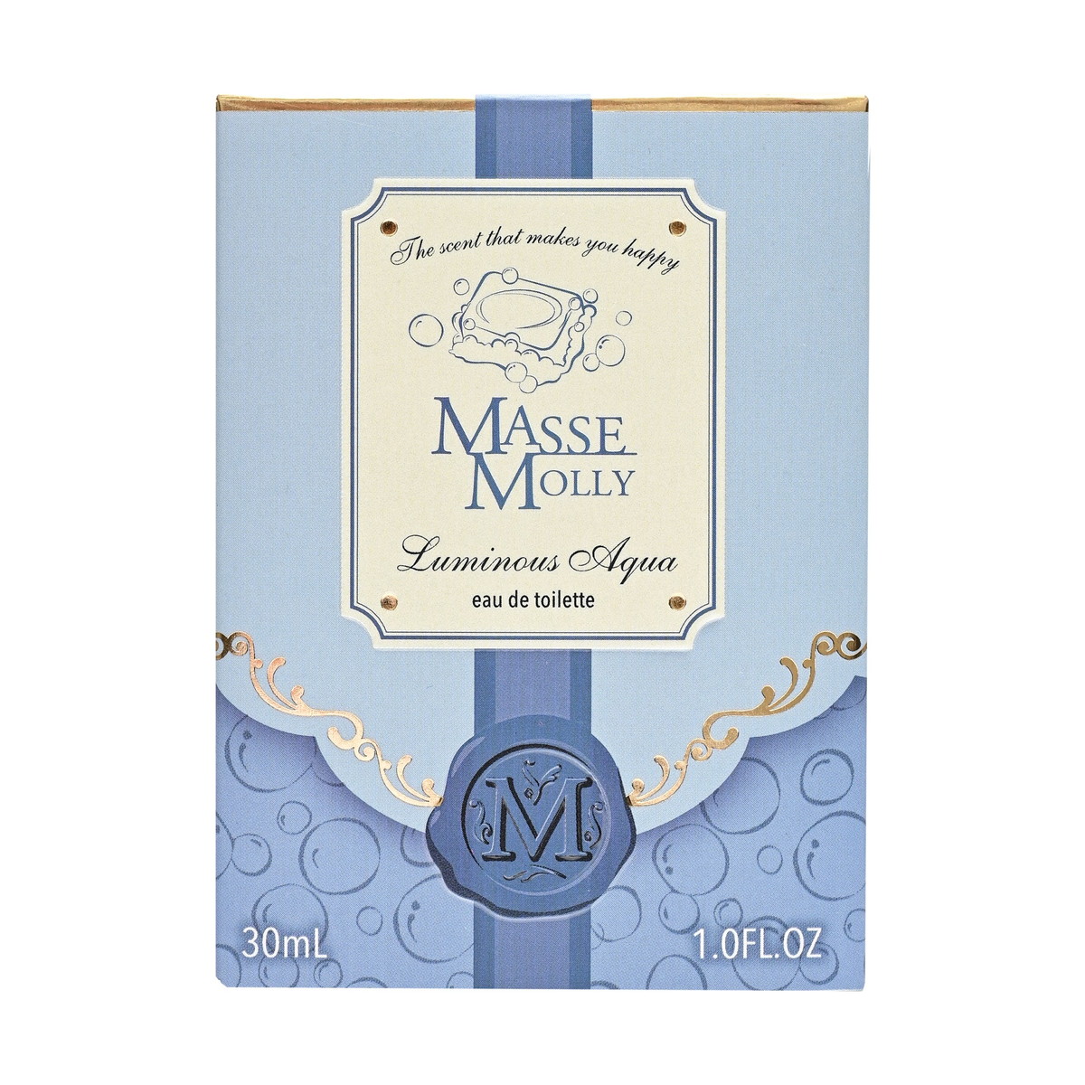 【送料込・まとめ買い×48個セット】コスメステーション MASSEMOLLY マッセモリー プチ ルミナスアクア 30mL オードトワレ 香水