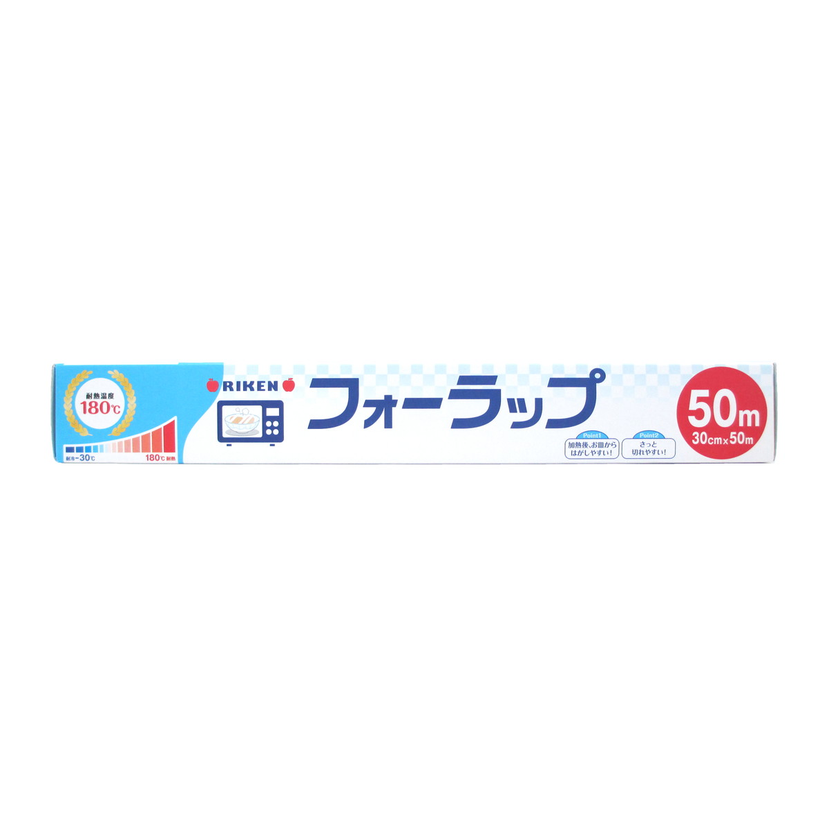 【送料込・まとめ買い×50個セット】リケン フォーラップ 30cmx50m