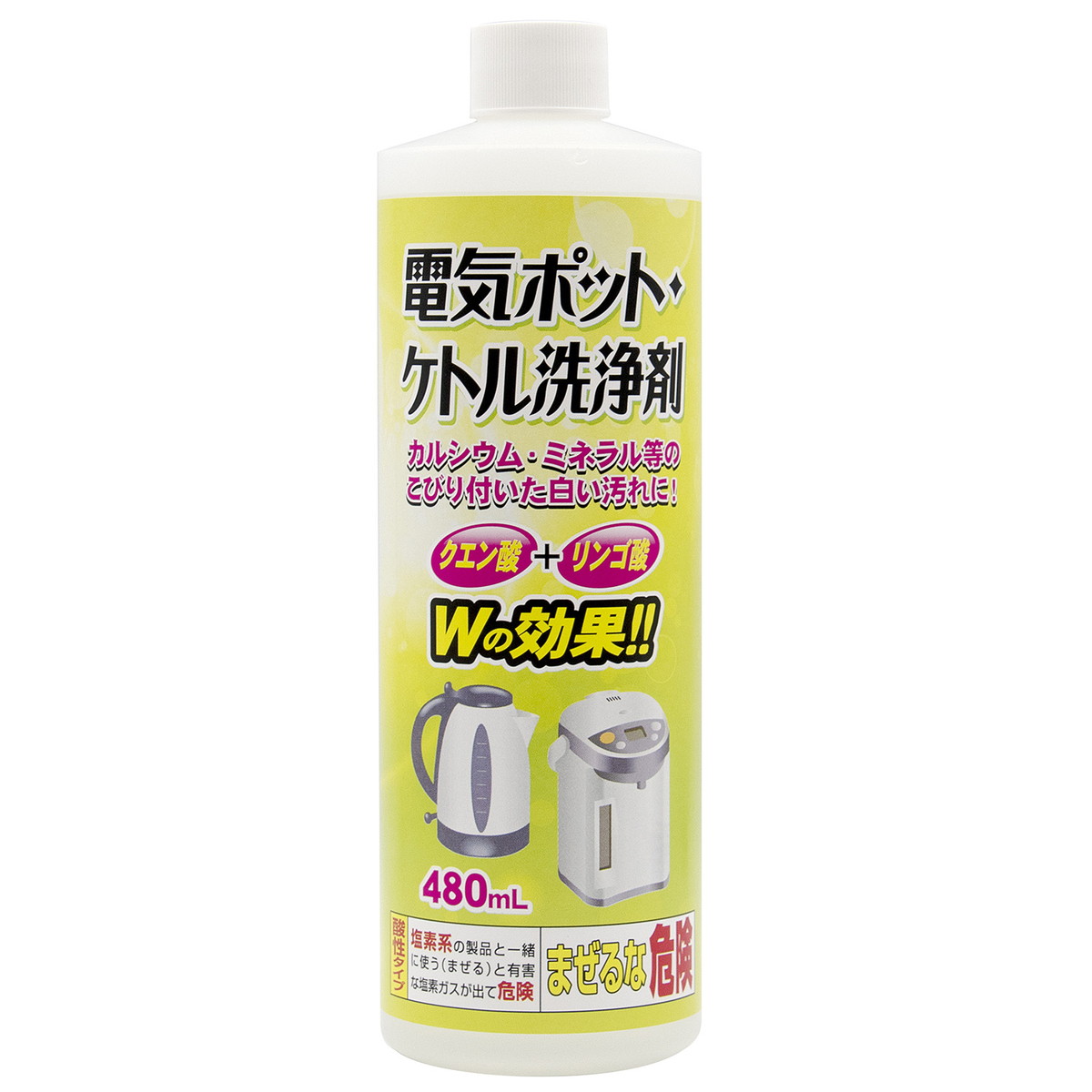 【送料込・まとめ買い×24個セット】トーヤク 電気ポット・ケトル洗浄剤 480mL