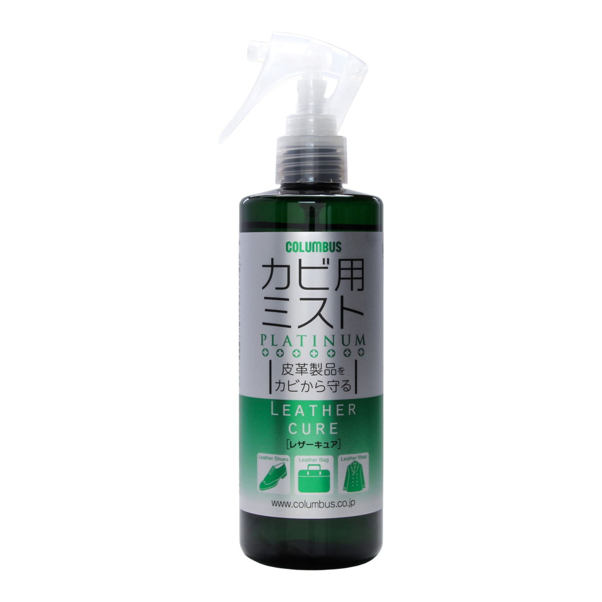 【送料込・まとめ買い×8個セット】コロンブス COLUMBUS レザーキュア カビ用 ミストプラチナ 300ml