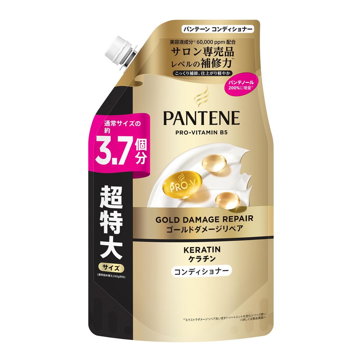 【送料込・まとめ買い×6個セット】P&G パンテーン ゴールド ダメージ リペア コンディショナー つめかえ 超特大 950g