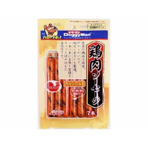 楽天市場 ドギーマン 鶏肉ソーセージ 7本 ペット用品 ドッグフード 犬用 おやつ スナック ケンコウlife