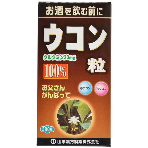 【送料込・まとめ買い×20個セット】山本漢方製薬 ウコン粒100% 280粒入