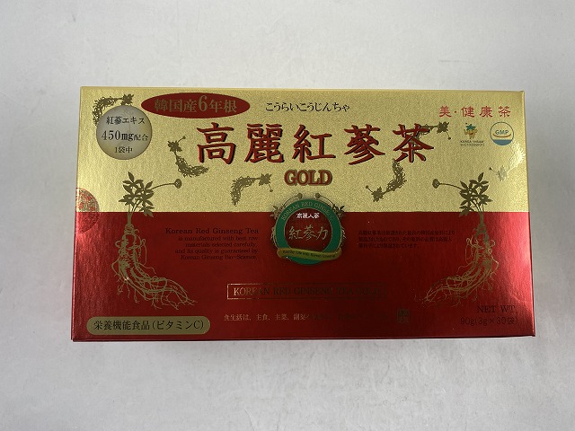 楽天市場】高麗 紅参茶ゴールド 30包ほんのり甘く飲みやすい