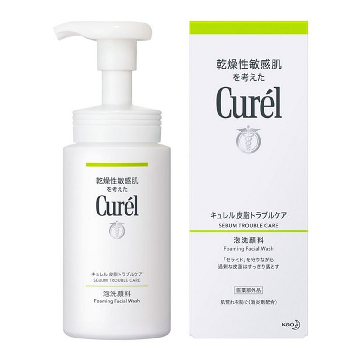 【送料込・まとめ買い×24個セット】花王 キュレル 皮脂トラブルケア 泡洗顔料 150ml(4901301264336)洗顔ムース 医薬部外品