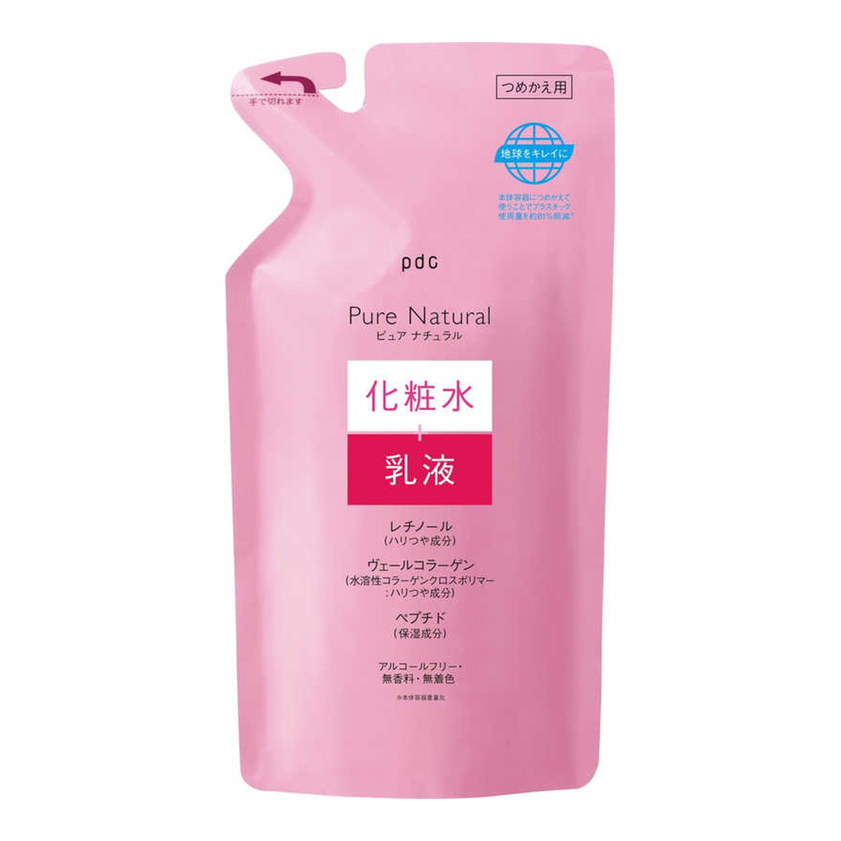 【送料無料・まとめ買い×10個セット】pdc ピュアナチュラル エッセンスローション リフト 詰替200ml