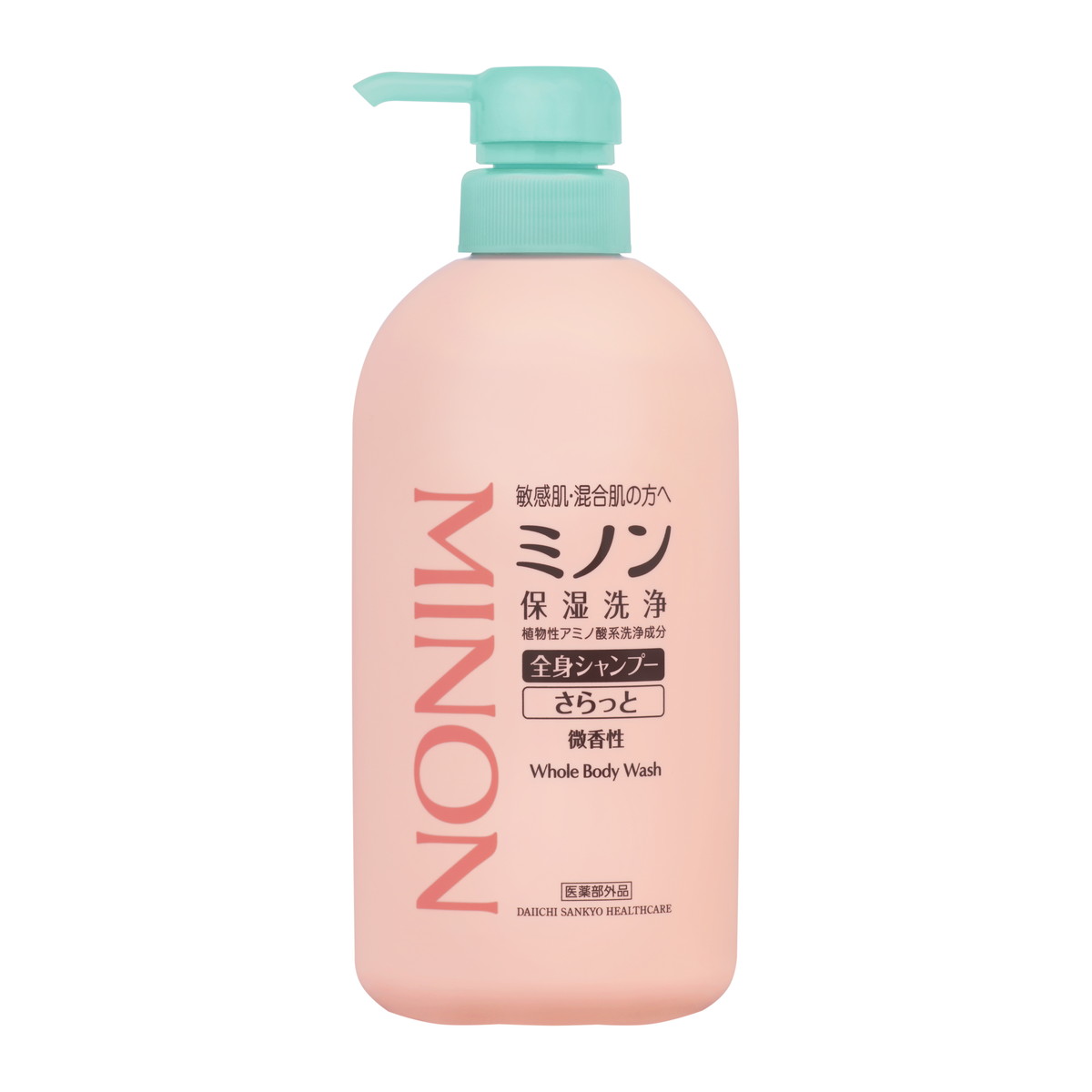 【送料込・まとめ買い×6個セット】第一三共ヘルスケア ミノン 全身シャンプー さらっとタイプ 本体 450mL 医薬部外品|ケンコウlife