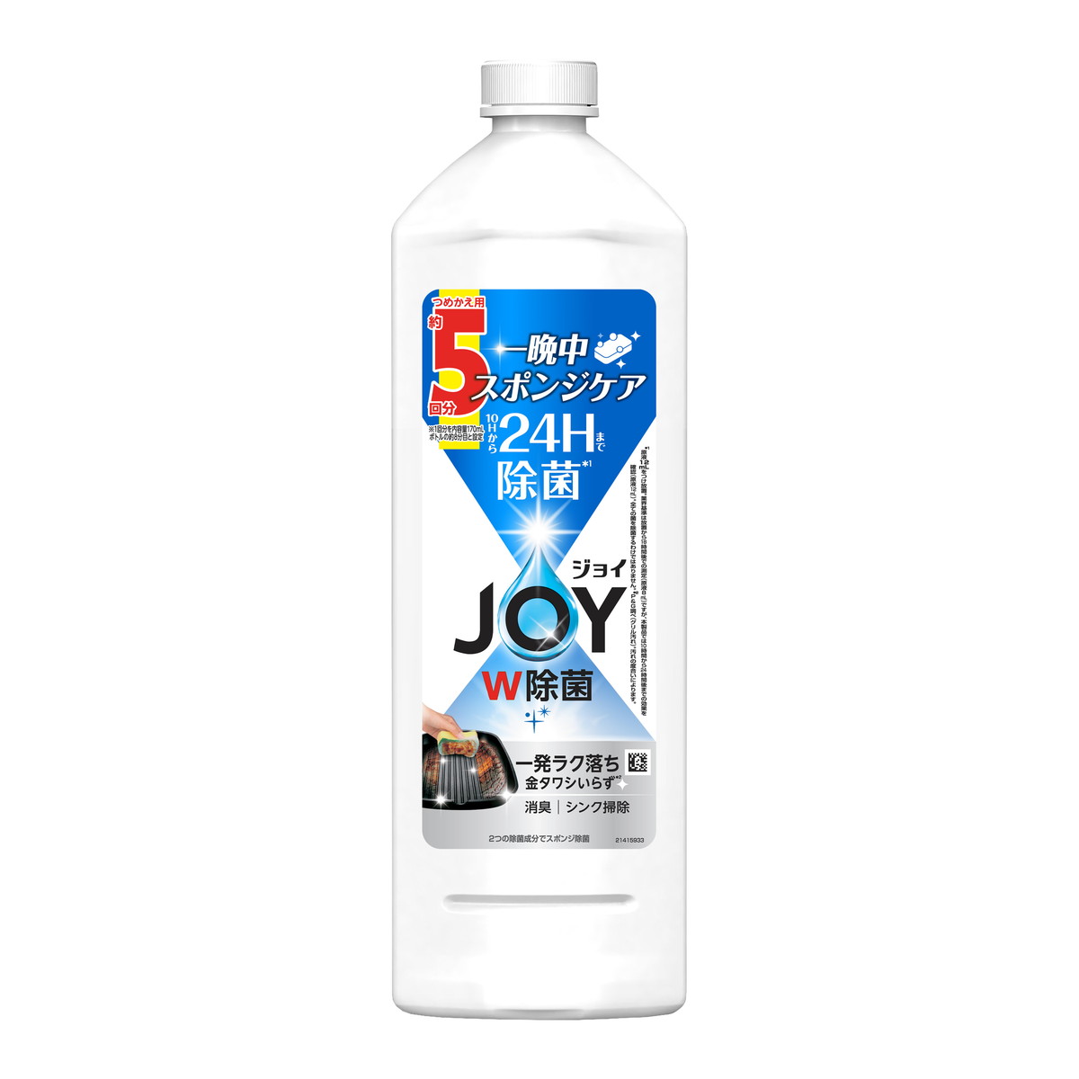 【送料込・まとめ買い×16個セット】P&G ジョイ JOY W除菌ジョイ コンパクト 特大 つめかえ用 670ml