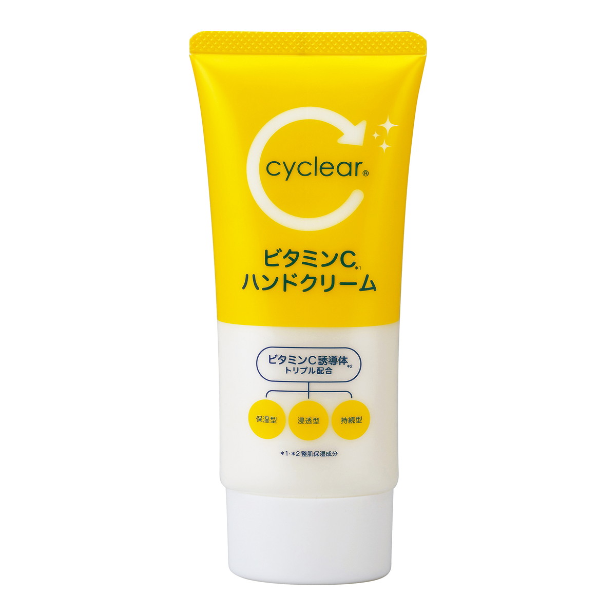 【送料込・まとめ買い×48個セット】熊野油脂 cyclear ビタミンC ハンドクリーム 80g