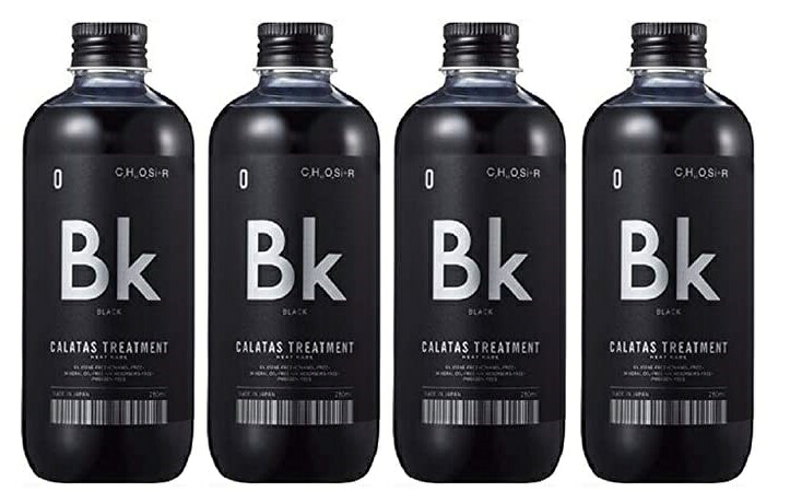 【×4本セット 送料込】ストリアル カラタス トリートメント ヒートケア ブラック 250ml 美しい黒髪を長く持続