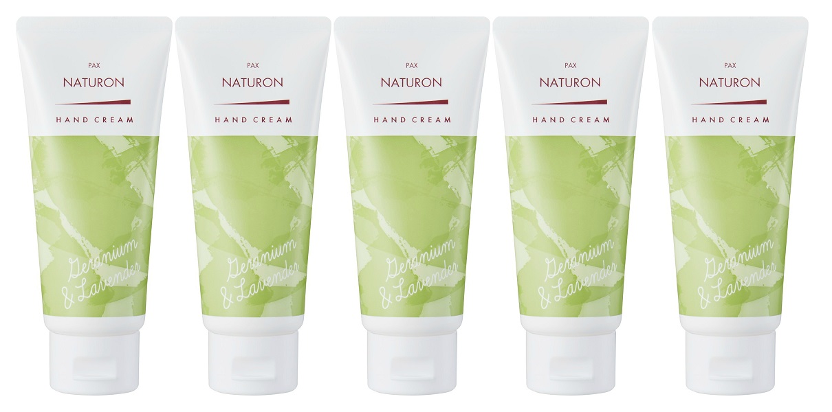 【×5個 配送おまかせ】太陽油脂 PAX NATURON パックス ナチュロン ハンドクリーム ゼラニウム & ラベンダー 70g