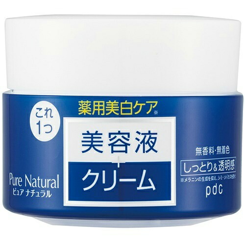 【送料無料・まとめ買い×10個セット】pdc ピュアナチュラル クリームエッセンスホワイト 100g