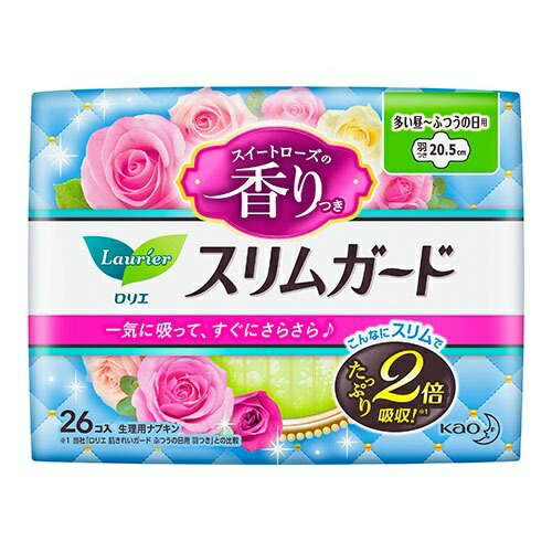 お試し価格 しっかり昼用 スイートローズの香り スリムガード ロリエ 送料込 まとめ買い16個セット 花王 羽つき 26個入 5cm 103 016 Rashiastrologer Com