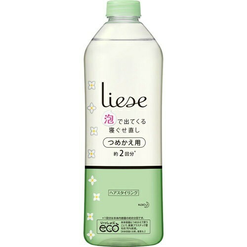 送料込 まとめ買い24個セット 花王 リーゼ リーゼ 泡で出てくる寝ぐせ直し つめかえ用 340ml ケンコウlifeヘアケア スタイリング つめかえ用 スタイリング剤 送料込