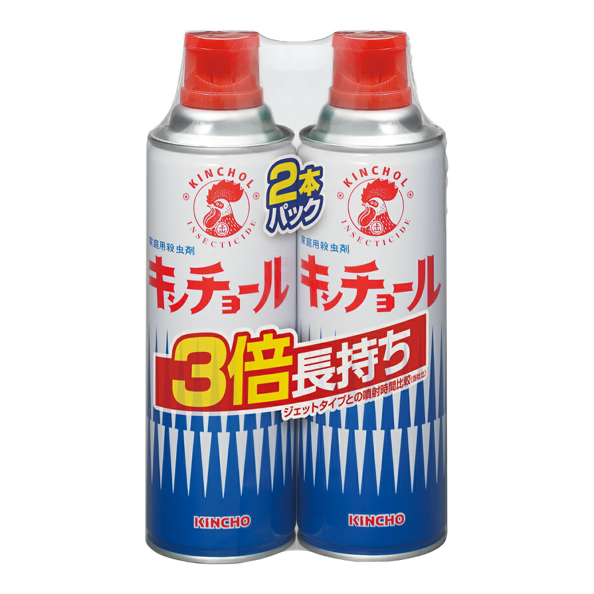 楽天市場 送料込 まとめ買い 5個セット 大日本除虫菊 Kincho キンチョール ハエ 蚊殺虫剤スプレー 450ml 2本パック ケンコウlife