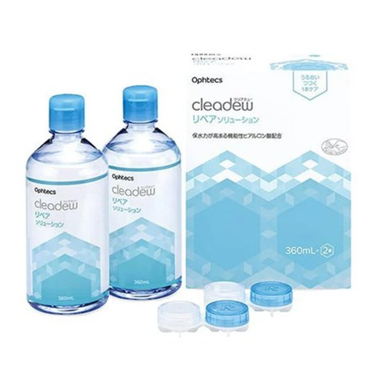【送料込・まとめ買い×10個セット】オフテクス クリアデュー リペアソリューション 360ml×2本入