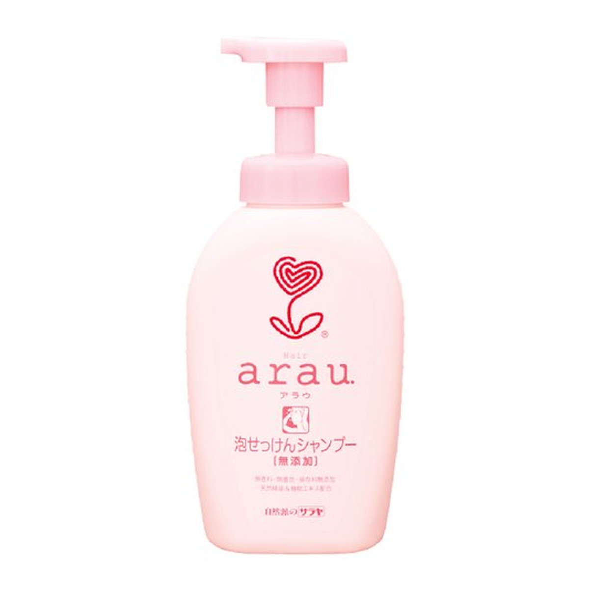 【クリアランスセール】サラヤ arau. アラウ 泡せっけんシャンプー 本体 500ml