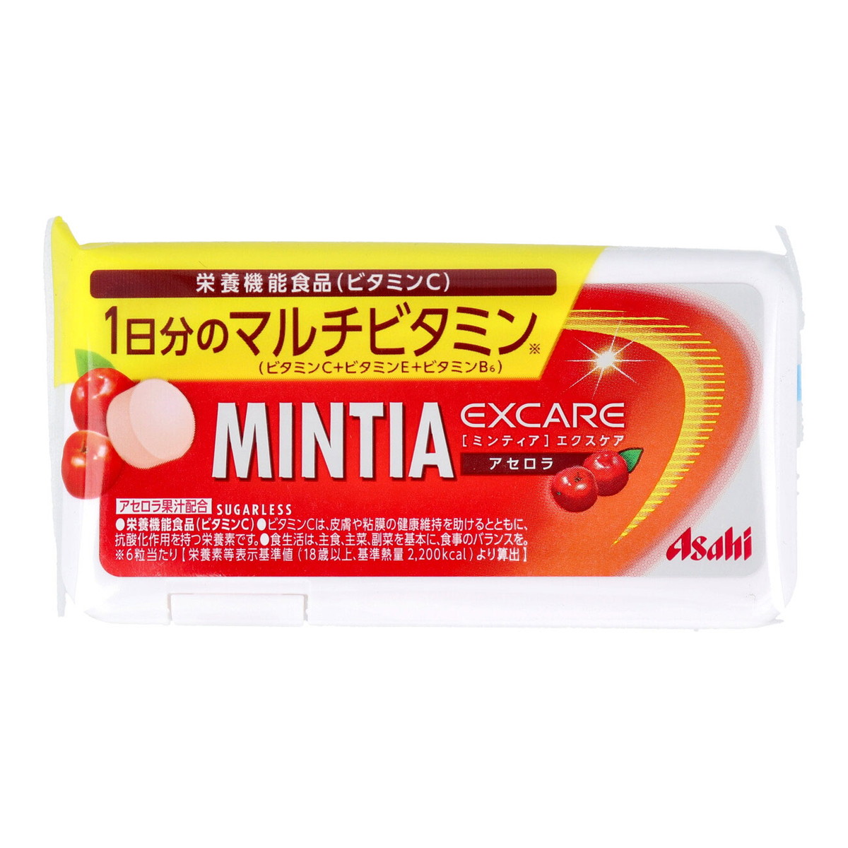 定期入れの アサヒグループ食品 Mintia ミンティア エクスケア アセロラ 30粒入