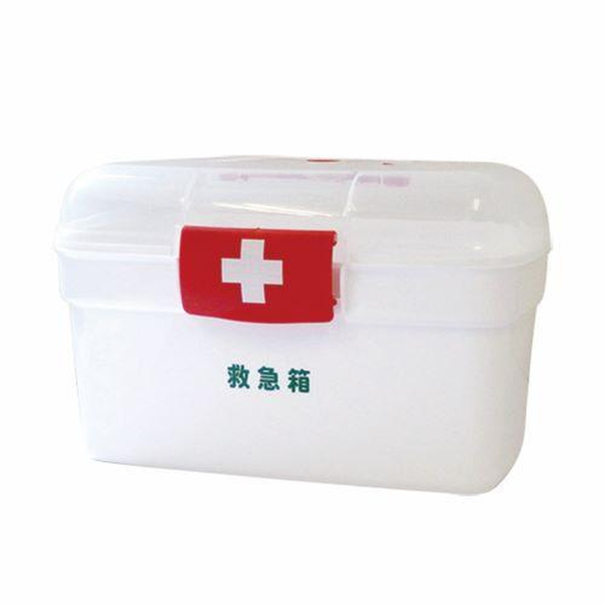 【送料込・まとめ買い&times;6個セット】日進医療器 リーダー ポリ救急箱 Sサイズ 衛生材料セット付｜ケンコウlife