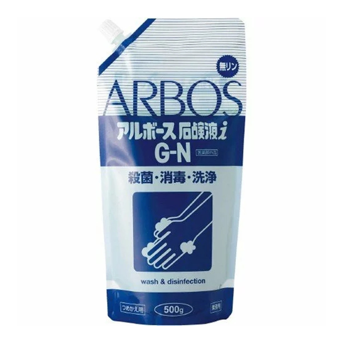 【送料込・まとめ買い×6個セット】アルボース 石鹸液i G-N パウチ 500g 無香料 つめかえ用
