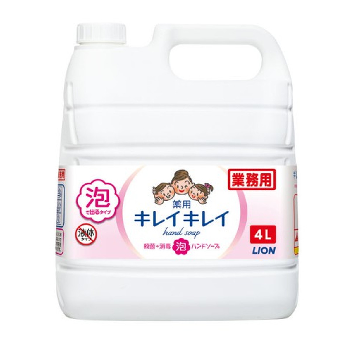 【送料込・まとめ買い&times;6個セット】ライオン キレイキレイ 薬用 泡 ハンドソープ 4L 業務用 シトラスフルーティの香り つめかえ用 医薬部外品｜ケンコウlife