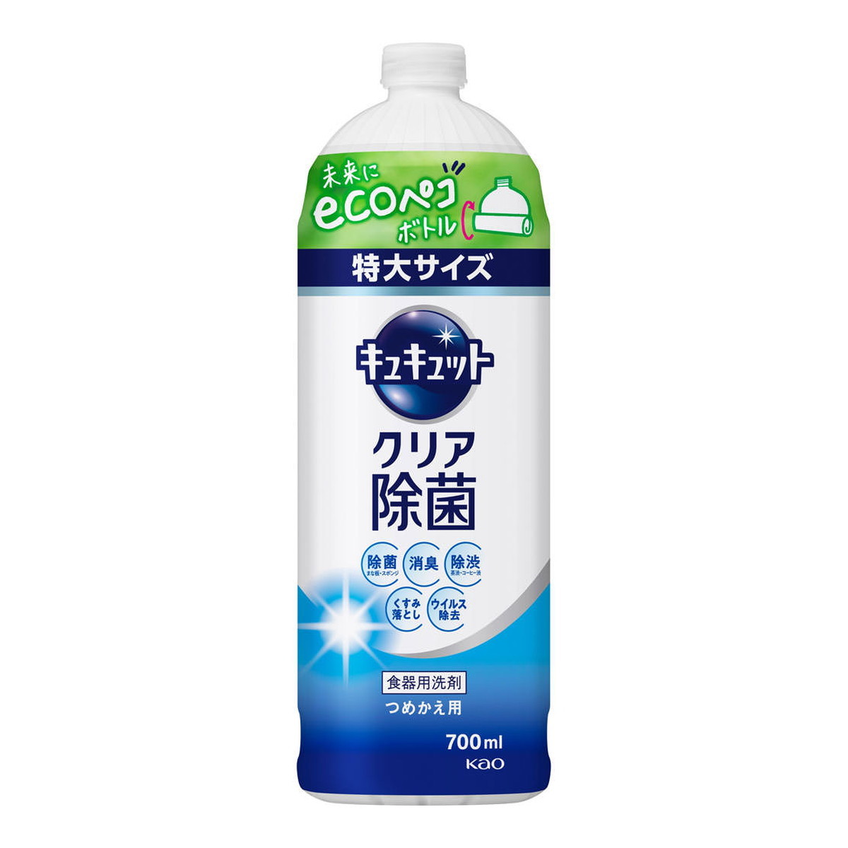 花王 キュキュット クリア除菌 レモンの香り つめかえ用 １２５０ｍｌ