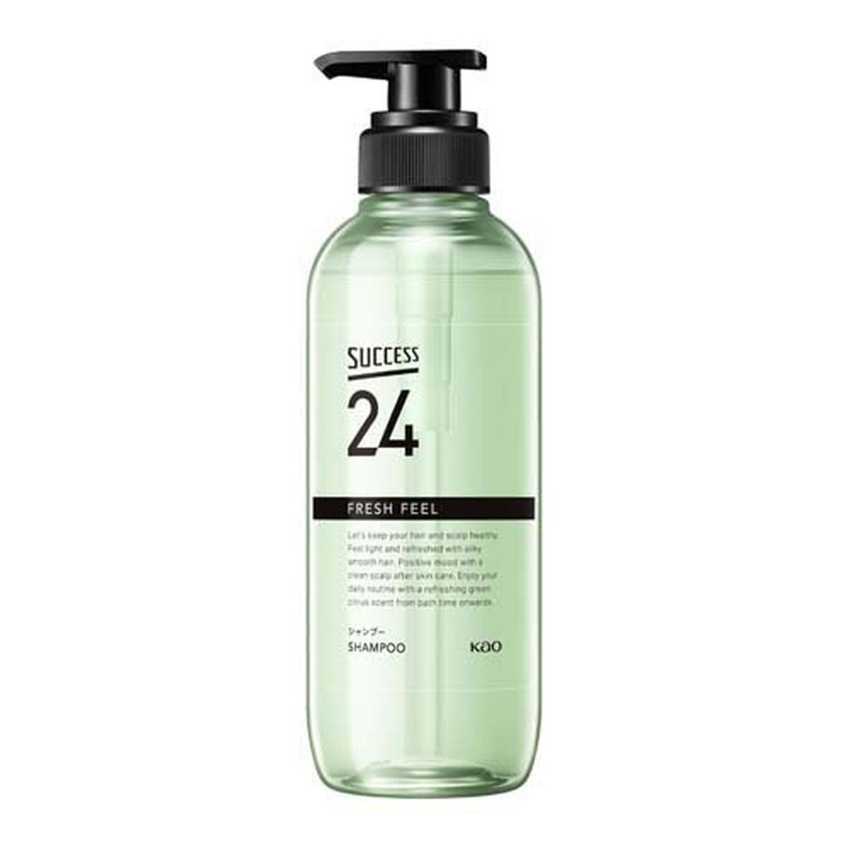 【送料込・まとめ買い×4個セット】花王 サクセス24 フレッシュフィール シャンプー 本体 400ml