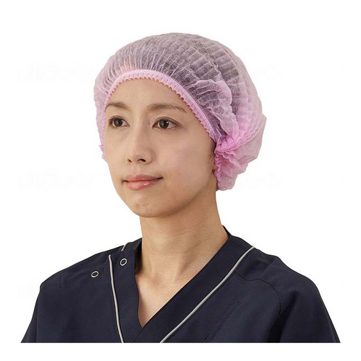 【送料込・まとめ買い&times;6個セット】竹虎 サージキャップ ジャバラタイプ ピンク 100枚入｜ケンコウlife
