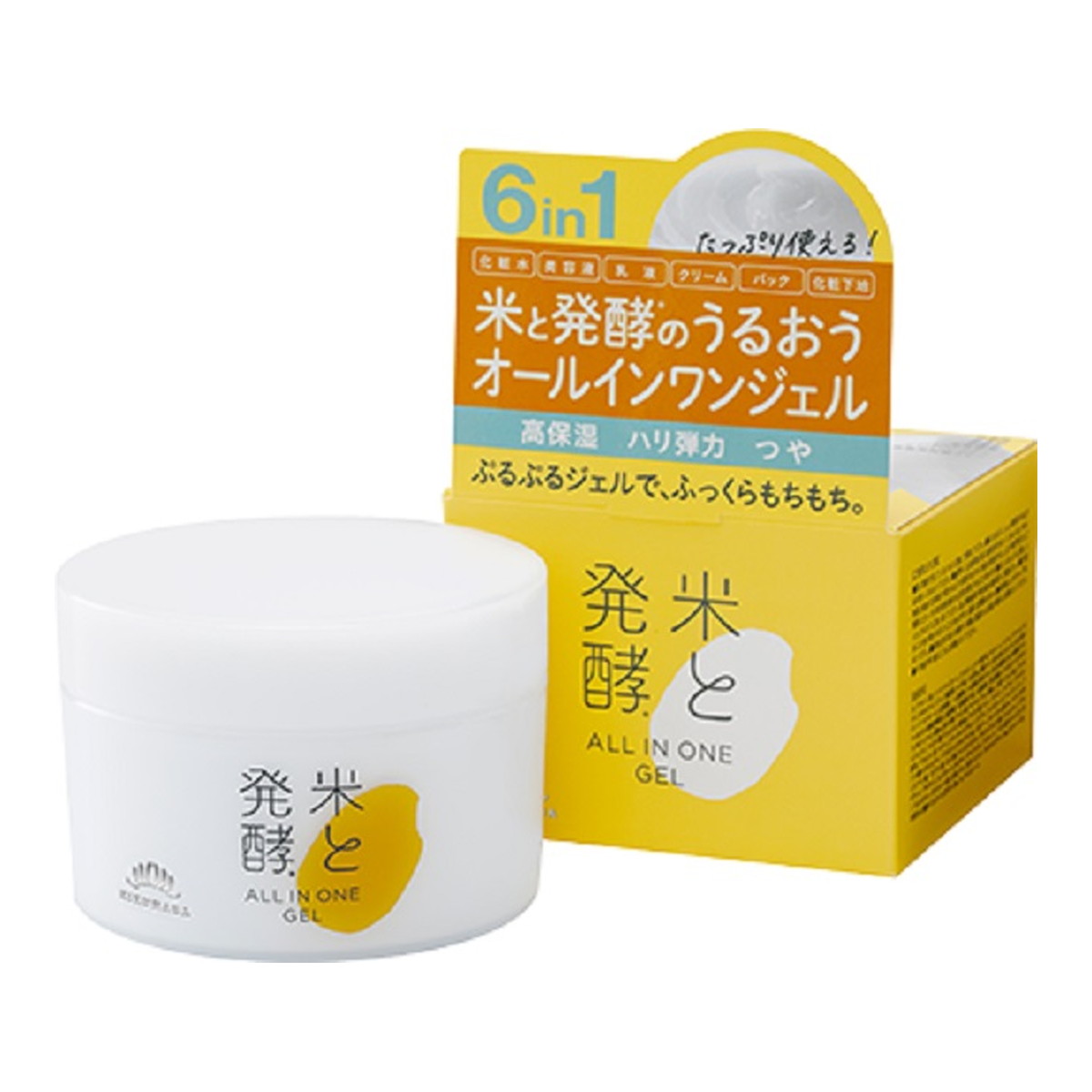 【送料込・まとめ買い&times;8個セット】菊正宗 米と発酵 オールインワンジェル RN 150g 保湿ジェルクリーム｜ケンコウlife