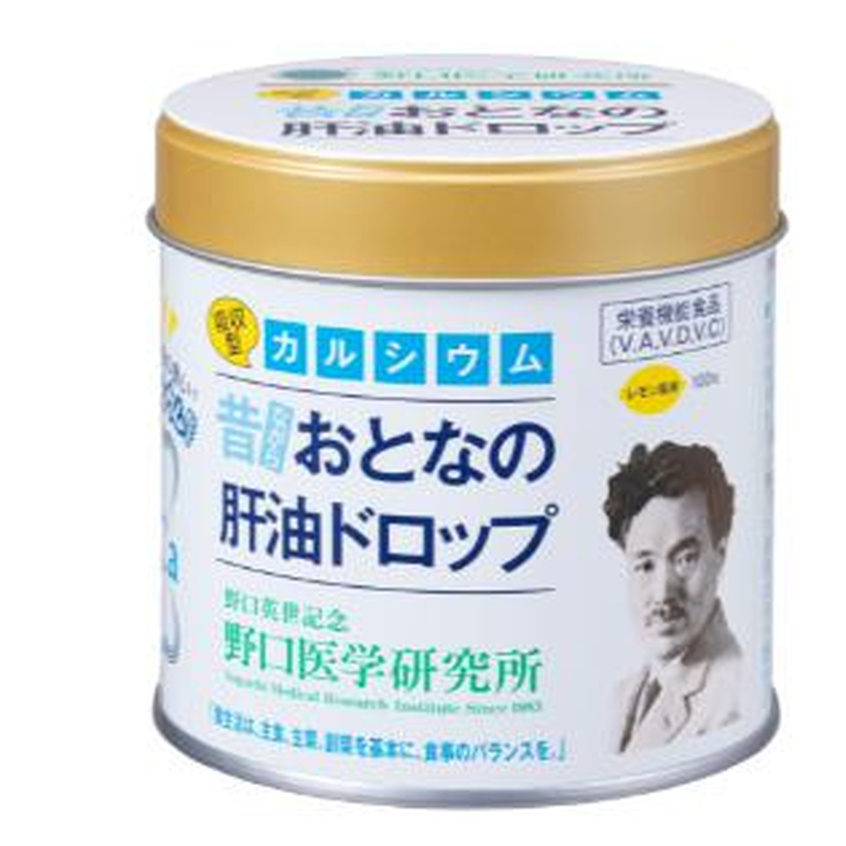 【送料込・まとめ買い×8個セット】野口医学研究所 おとなの肝油ドロップ カルシウムプラス レモン風味 100粒入 12,242円