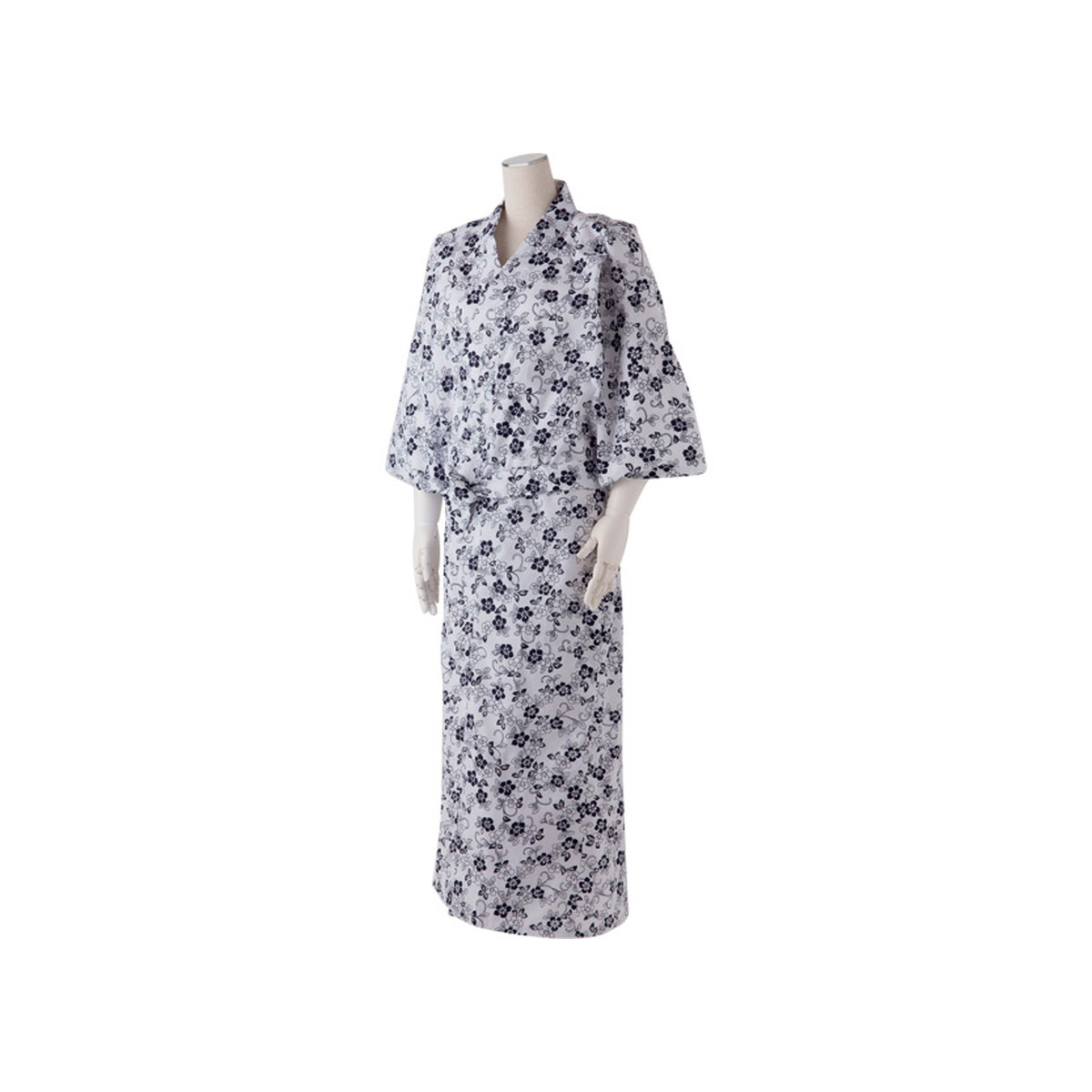 【送料込・まとめ買い&times;8個セット】日伸 ガーゼネマキ 婦人用 MN1226 Lサイズ ※柄の指定はできません｜ケンコウlife
