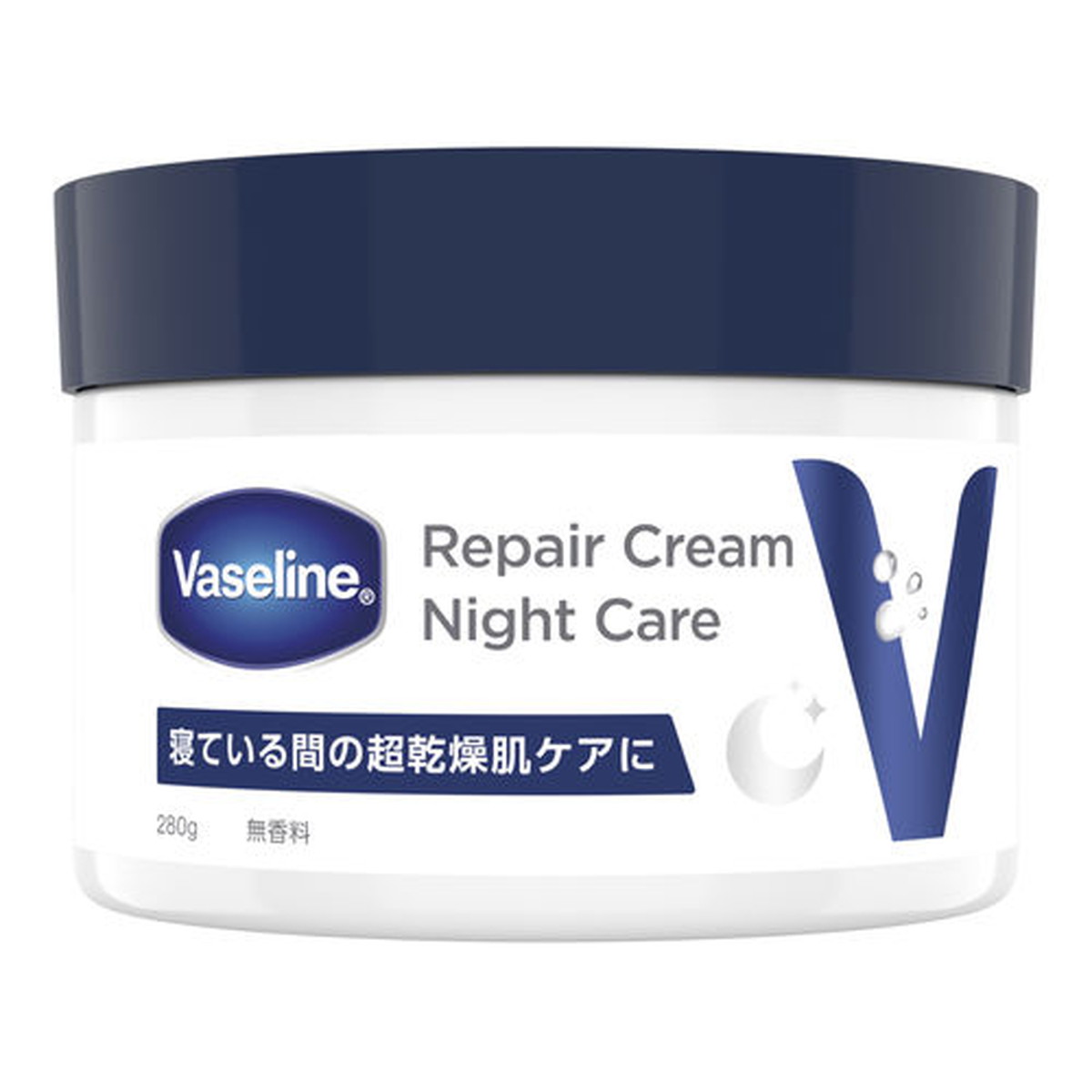 【送料込・まとめ買い×4個セット】ユニリーバ Vaseline ヴァセリン リペアクリーム ナイトケア 280g レチノール配合 超乾燥肌向けナイトケアクリーム