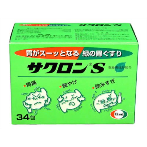 【送料無料・まとめ買い×6個セット】【第2類医薬品】エーザイ サクロンS 34包