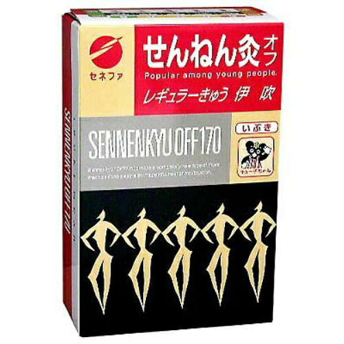 【送料無料・まとめ買い2個セット】セネファ せんねん灸 オフ レギュラーきゅう 伊吹 170点入