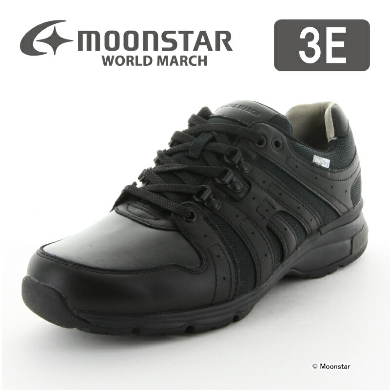 楽天市場 ムーンスター ワールドマーチ メンズ ウォーキング シューズ Wm502pride ブラック Moonstar 幅広 4e 長距離 黒 父の日 抗菌防臭 百選 ムーンスター公式ショップ