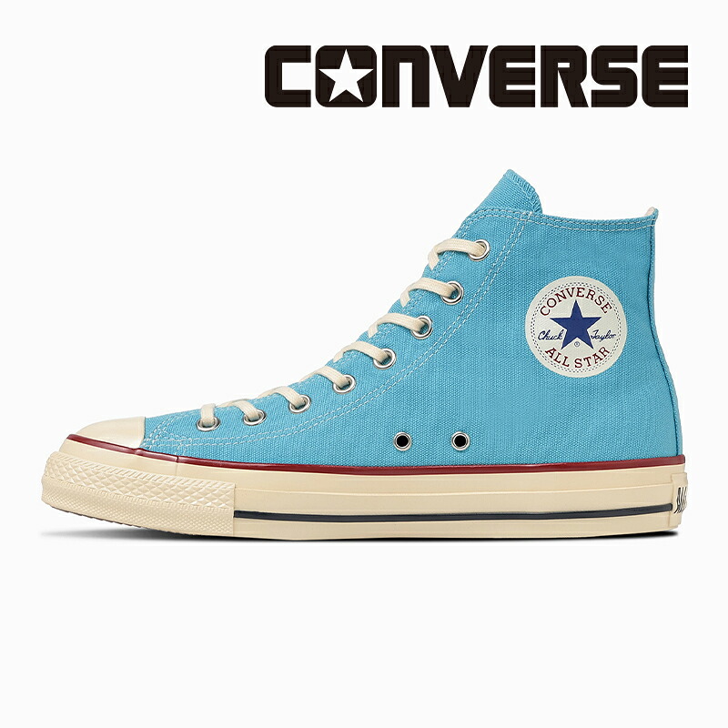 【4/18 00:00-4/20 23:59 10%OFFクーポン】コンバース CONVERSE メンズ レディース ユニセックス スニーカー オールスター エイジド TC HI スカイブルー【2026年春新作3月10日発売】