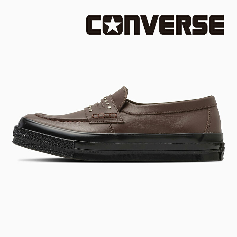 コンバース CONVERSE メンズ レディース ユニセックス スニーカー ローカット スリッポン オールスター スクエアトウ ローファー SA ディープブラウン【2026年秋新作7月29日発売0時～販売開始】｜ムーンスター公式ショップ