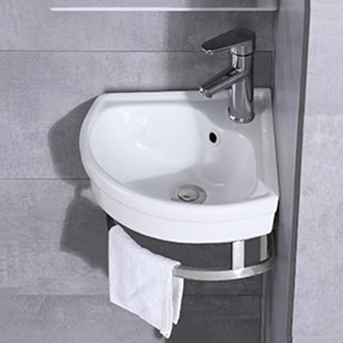 手洗い器 壁掛け 手洗器セット陶器製簡易洗面台 洗面ボウル ガーデキッチ洗面ボール小型 壁付け型手洗い鉢コンパクトミニ 手|スマイルスマイル