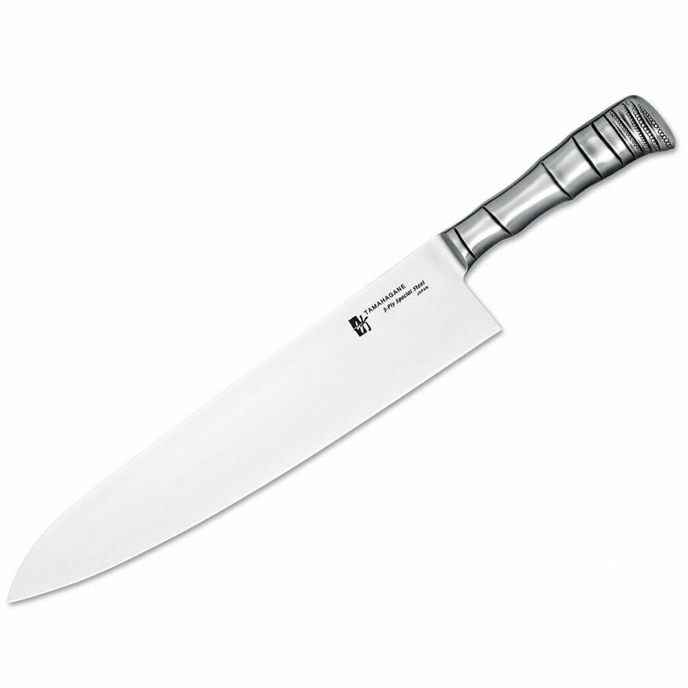 【メーカー取り寄せ品】TAMAHAGANE竹 割込 牛刀 300mm TK-1102