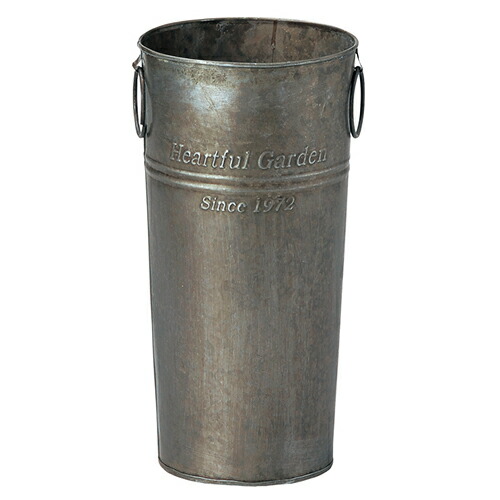 楽天市場】花桶 ブリキ ロングポット 花筒プランター アンティーク